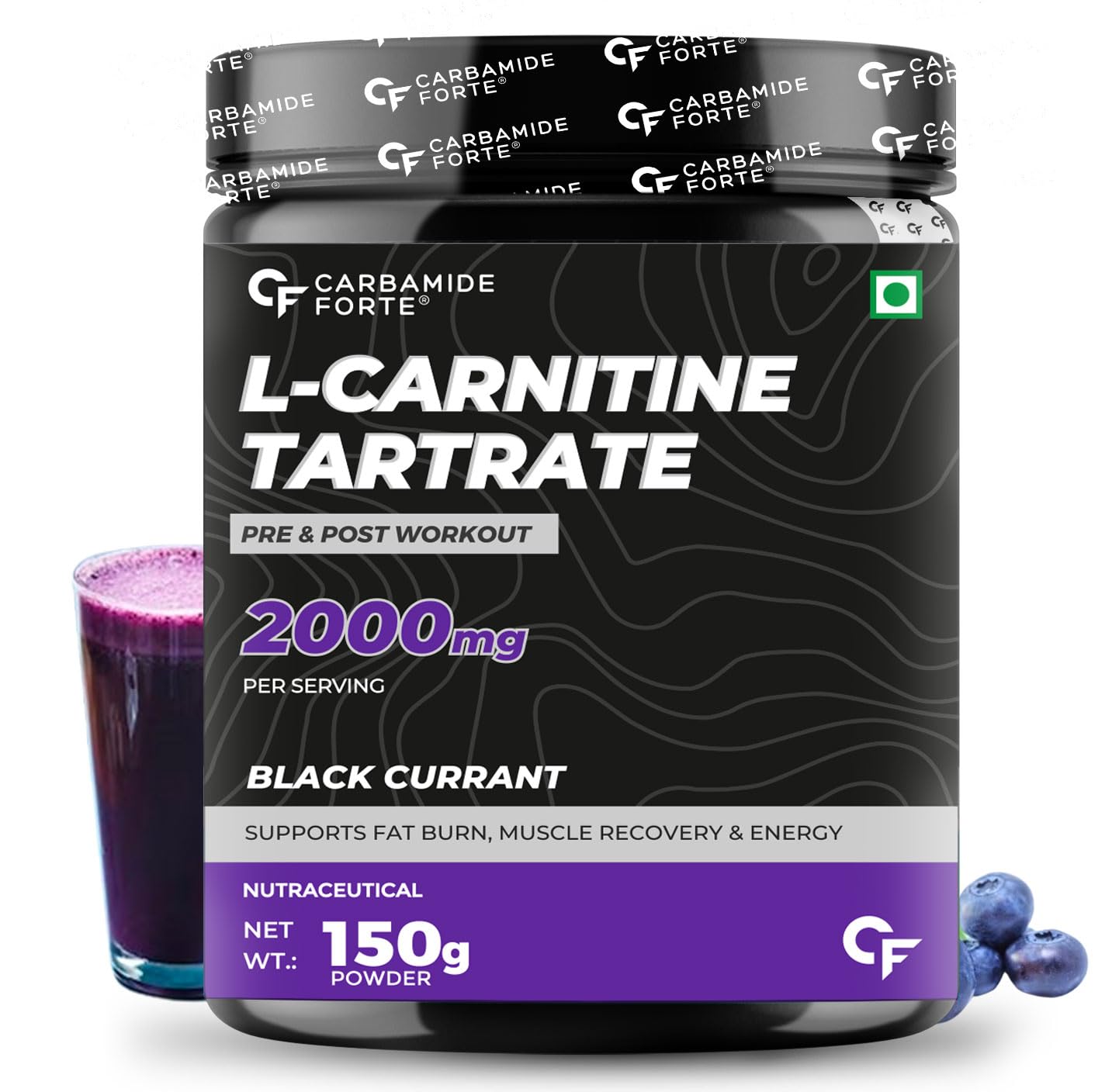 CF - Carbamide Forte L-Carnitine T 2000mg Black Currant - 150g