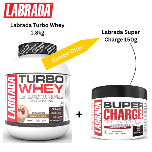 Labrada Bars LABRADA Turbo Whey Blend and Creatine | Chocolate -1.8kg + Labrada ...